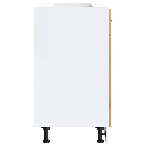  Porto kézműves tölgy színű szerelt fa konyhai alapszekrény