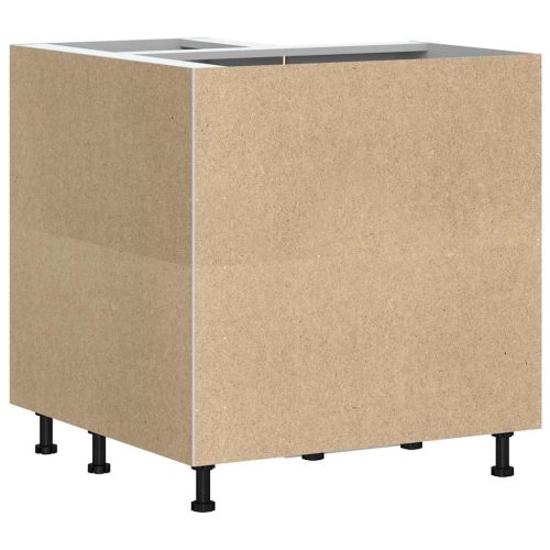  Porto fehér szerelt fa Konyha sarokszekrény