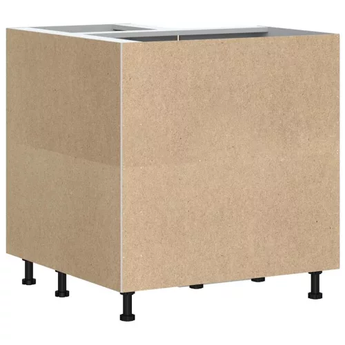  Porto magasfényű fehér szerelt fa Konyha sarokszekrény