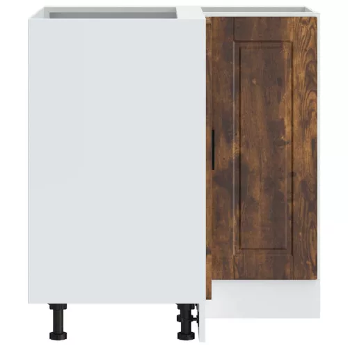  Porto füstös tölgy színű szerelt fa Konyha sarokszekrény