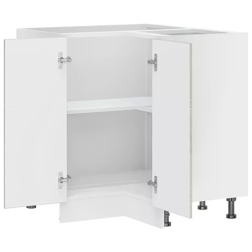  Porto szürke sonoma színű szerelt fa Konyha sarokszekrény