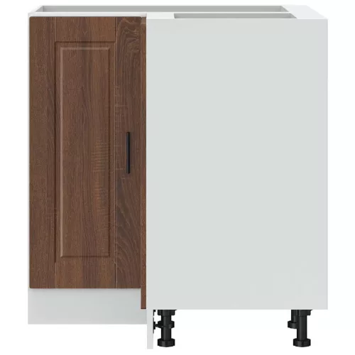  Porto barna tölgy színű szerelt fa Konyha sarokszekrény