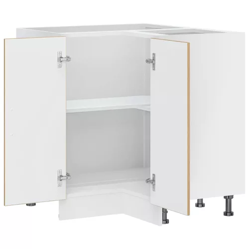  Porto kézműves tölgy színű szerelt fa Konyha sarokszekrény