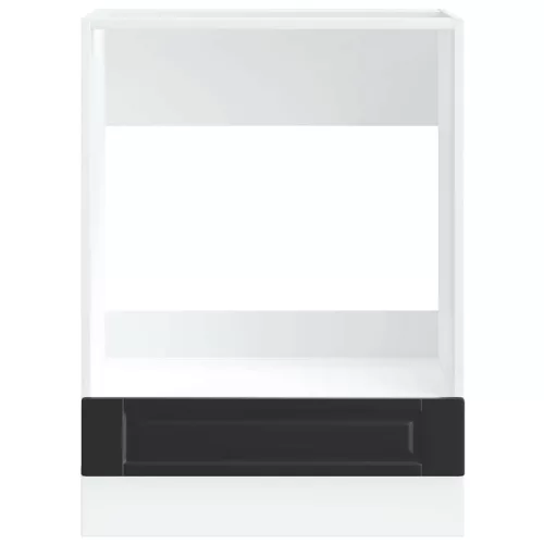  Porto fekete szerelt fa sütőszekrény