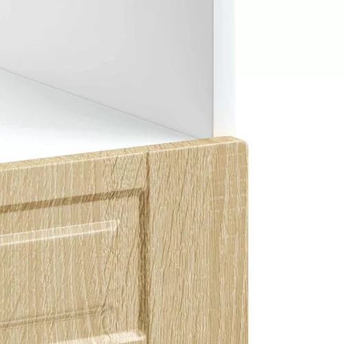  Porto sonoma tölgy színű szerelt fa sütőszekrény