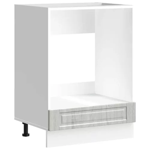  Porto szürke sonoma színű szerelt fa sütőszekrény