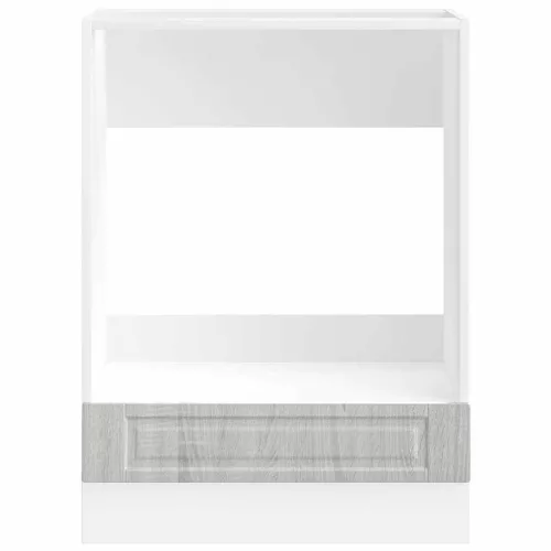  Porto szürke sonoma színű szerelt fa sütőszekrény