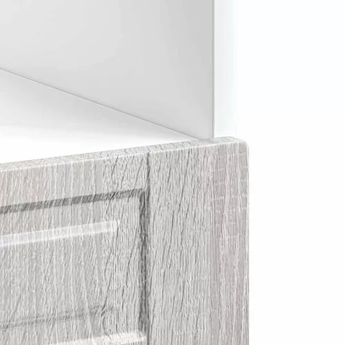  Porto szürke sonoma színű szerelt fa sütőszekrény