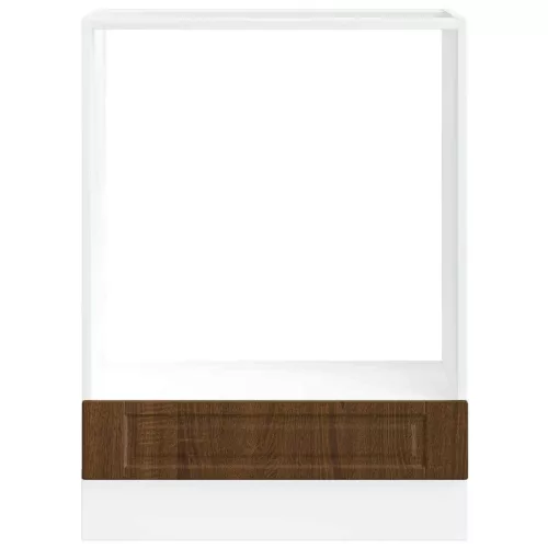  Porto barna tölgy színű szerelt fa sütőszekrény