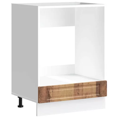  Porto antik fa színű szerelt fa sütőszekrény