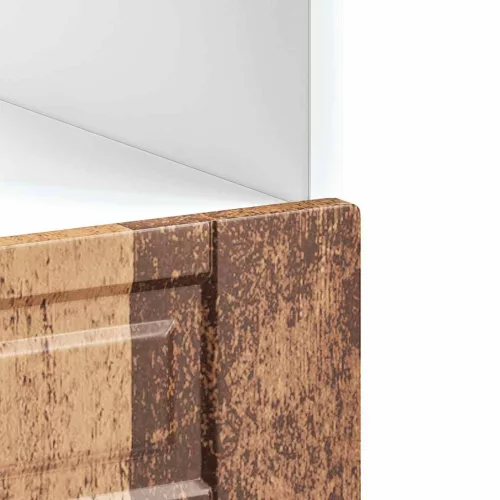  Porto antik fa színű szerelt fa sütőszekrény