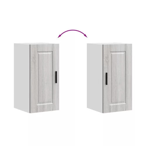  konyhai fali szekrény Porto szürke sonoma mérnöki fa szekrény