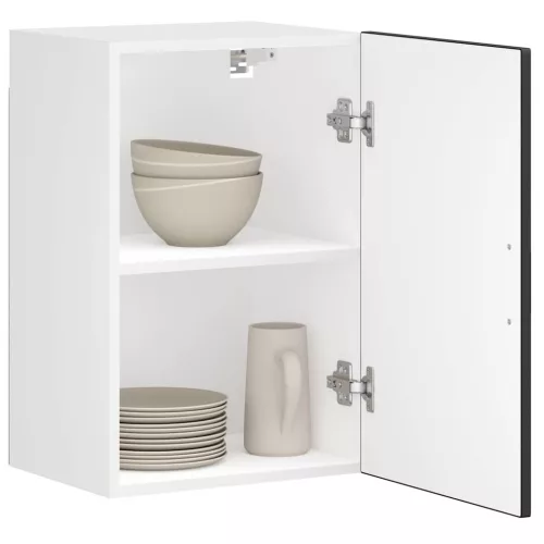  konyhai fali szekrény Porto" Fekete színű fűrészáru"