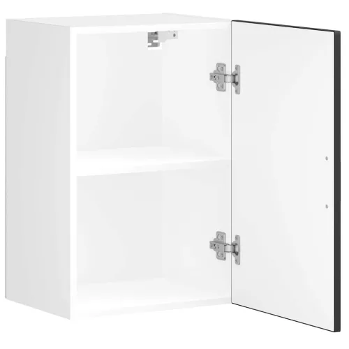  konyhai fali szekrény Porto" Fekete színű fűrészáru"