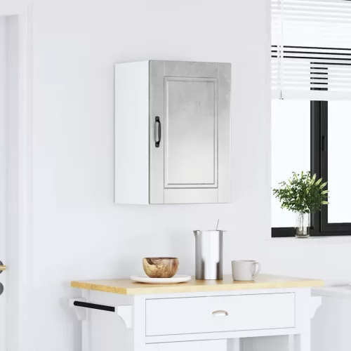  konyhai fali szekrény Porto beton szürke műfából készült beton