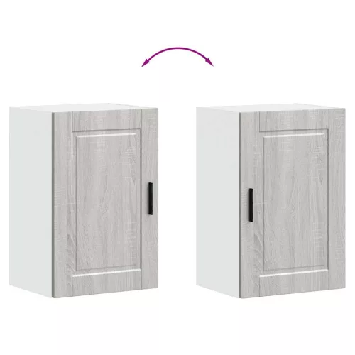  konyhai fali szekrény Porto szürke sonoma mérnöki fa szekrény