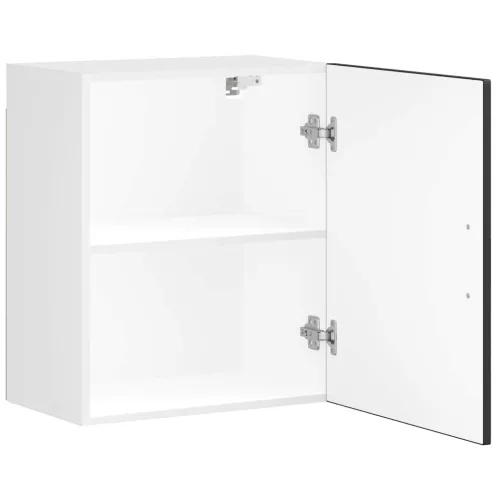  konyhai fali szekrény Porto" Fekete színű fűrészáru"