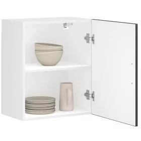    konyhai fali szekrények 2 db Porto" Fekete szerelt fa"