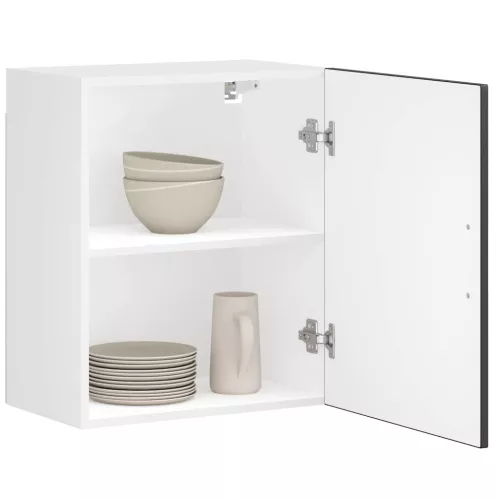  konyhai fali szekrények 2 db Porto" Fekete szerelt fa"