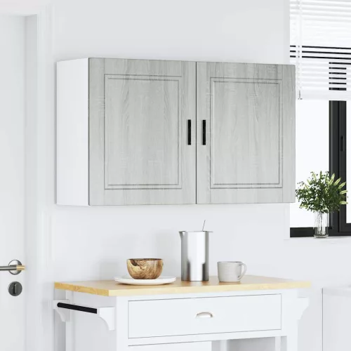  konyhai fali szekrények 2 db Porto szürke sonoma szerelt fa