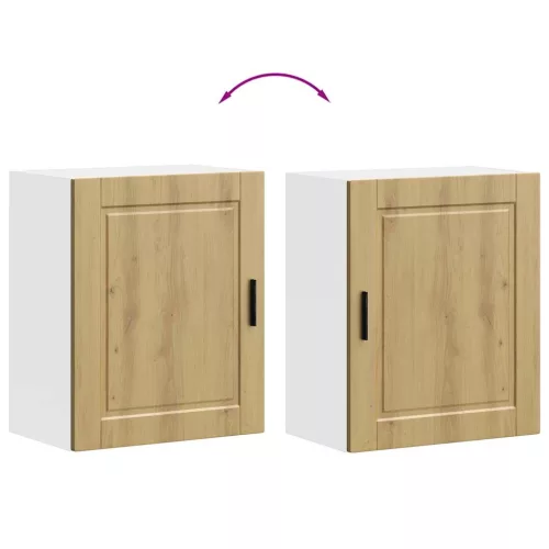  konyhai fali szekrények 2 db Porto Kézműves tölgy szerelt fa