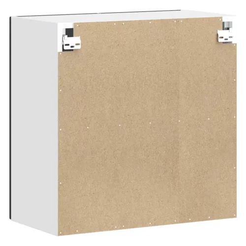  konyhai fali szekrény Porto fekete színű fűrészáru