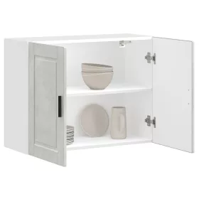    konyhai fali szekrény Porto beton szürke műfából készült beton