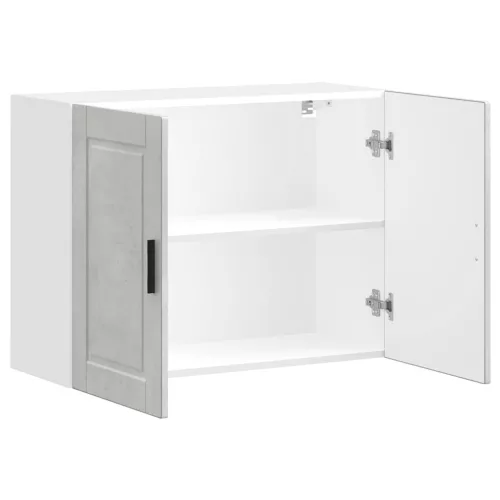  konyhai fali szekrény Porto beton szürke műfából készült beton