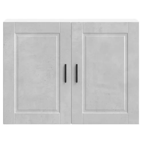  konyhai fali szekrény Porto beton szürke műfából készült beton