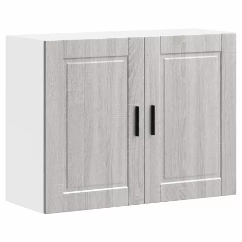  konyhai fali szekrény Porto szürke sonoma mérnöki fa szekrény