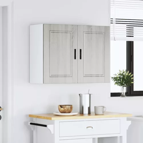  konyhai fali szekrény Porto szürke sonoma mérnöki fa szekrény