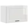  Konyhai fali szekrény Porto magasfényű fehér műfa