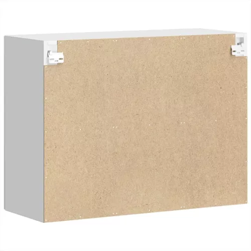  Konyhai fali szekrény üvegajtóval Porto" Magas fényű fehér"