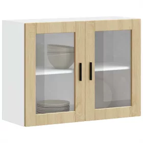    konyhai fali szekrény üvegajtóval Porto" Sonoma Oak"