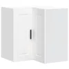  Porto fehér szerelt fa konyhai fali sarokszekrény