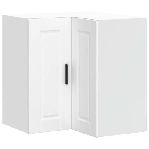  Porto fehér szerelt fa konyhai fali sarokszekrény