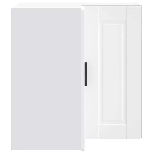  Porto fehér szerelt fa konyhai fali sarokszekrény