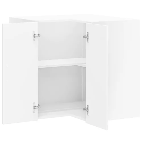  Konyhai fali sarokszekrény Porto magasfényű fehér színű műfa