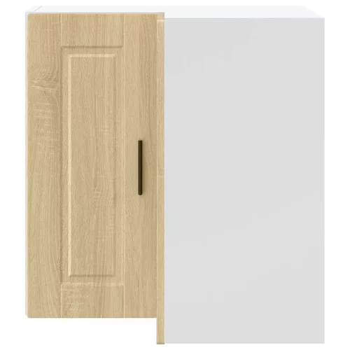  Porto sonoma tölgy színű szerelt fa konyhai fali sarokszekrény