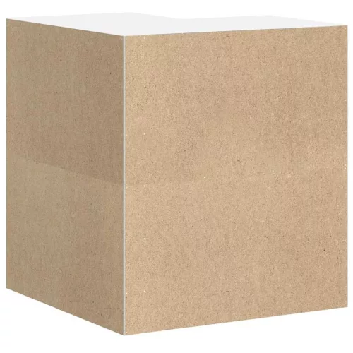  Porto betonszürke szerelt fa konyhai fali sarokszekrény