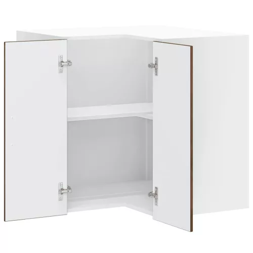  Porto füstös tölgy színű szerelt fa konyhai fali sarokszekrény