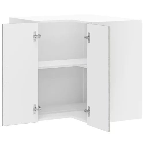  Porto szürke sonoma színű szerelt fa konyhai fali sarokszekrény