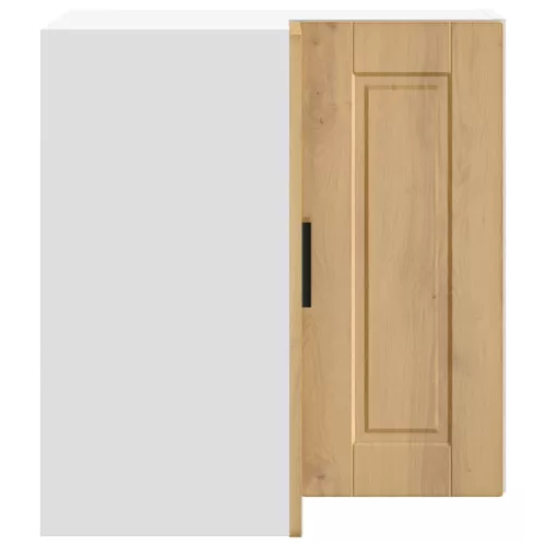  Porto kézműves tölgy szerelt fa konyhai fali sarokszekrény