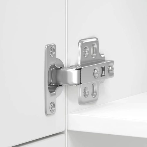  Porto magasfényű fehér szerelt fa konyhaszekrény