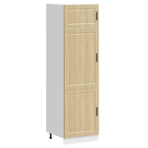  Porto sonoma tölgy színű szerelt fa konyhaszekrény