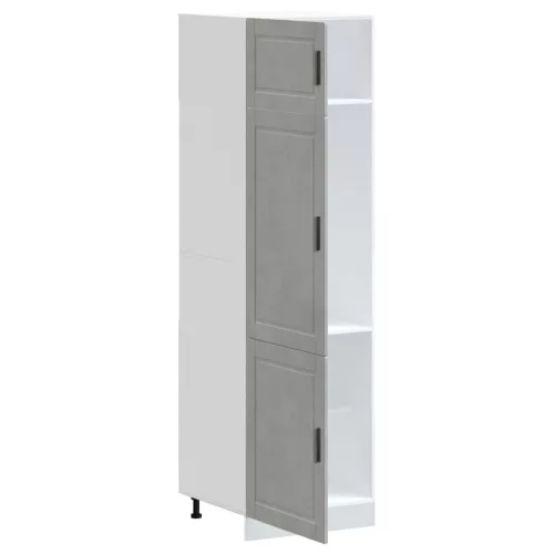  Porto betonszürke szerelt fa konyhaszekrény