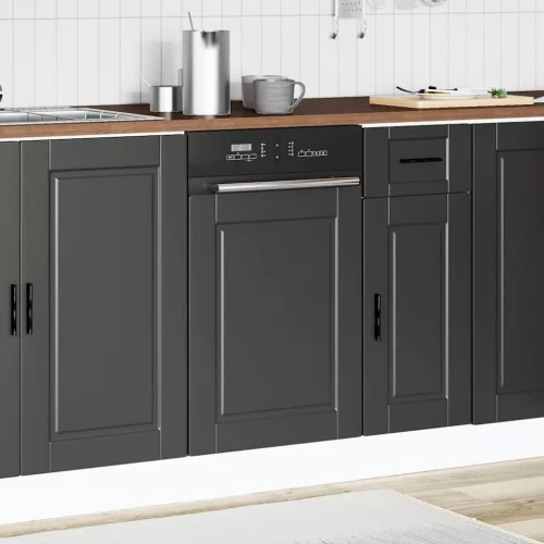  mosogatógép panel Porto" Fekete 45x1,5x67 cm Mérnöki fa"