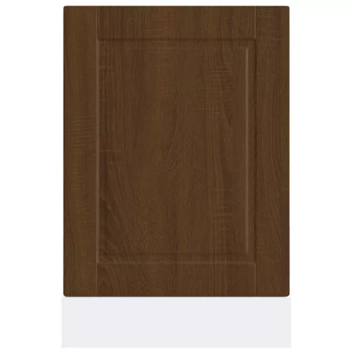  mosogatógép panel Porto" Barna tölgy 45x1,5x67cm Méretezett fa"