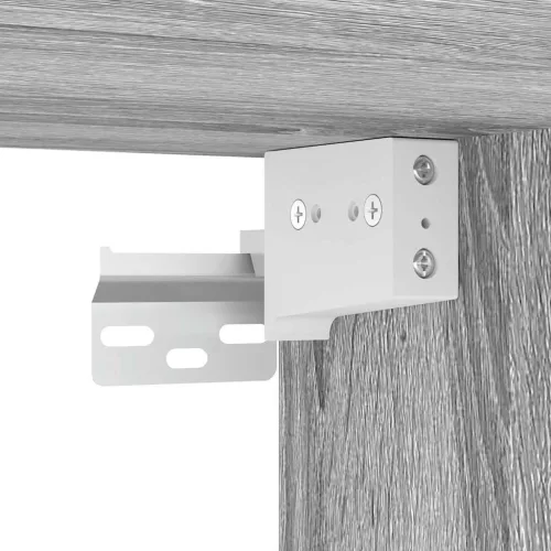  “Riga” szürke sonoma színű szerelt fa függőszekrény