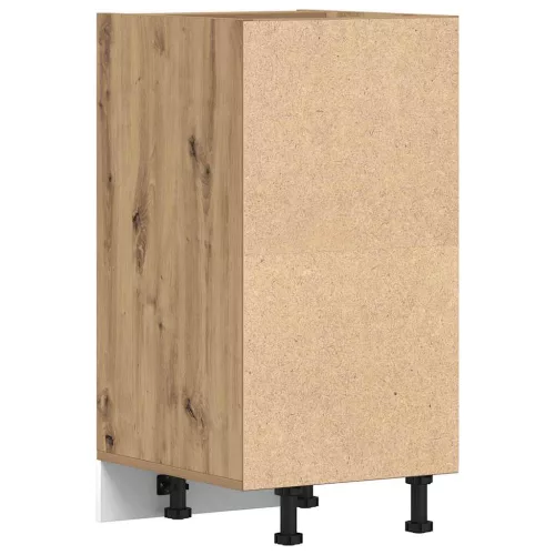  “Riga” kézműves tölgy színű szerelt fa alsószekrény